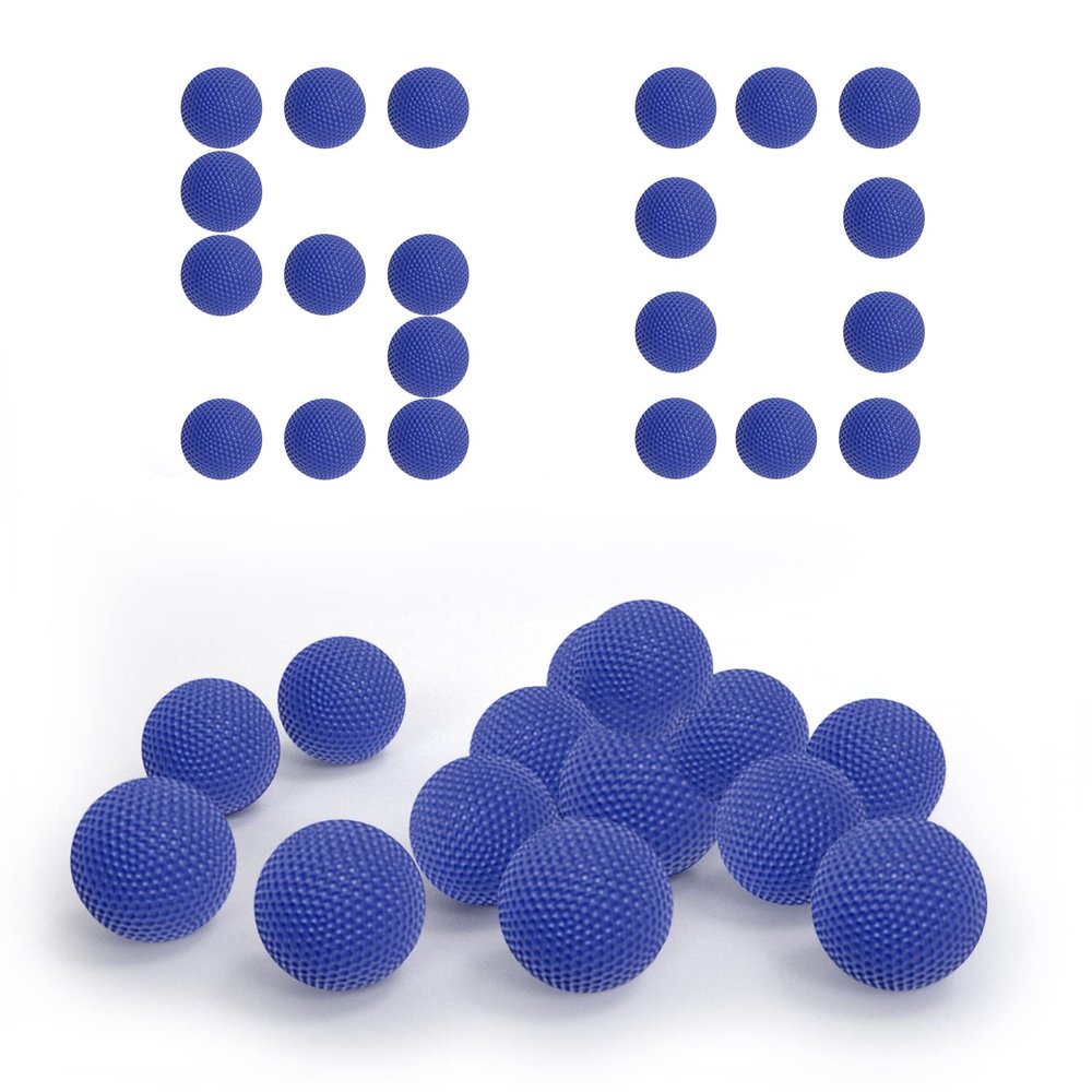 EKIND 50 Rounds Bulk Refill Ammo Bullet Balls Compatible for Nerf Rival Blaster Series (Dark Blue)