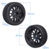 HobbyPark 2.56''/65mm 1/10 On Road Tires and Wheels Set & 2.8" 12mm Hex 1/10 Scale RC Truck Tires and Wheels view 4