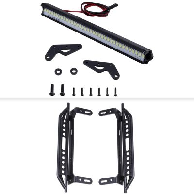 HobbyPark RC Crawler Pedal Sliders & LED Light Bar