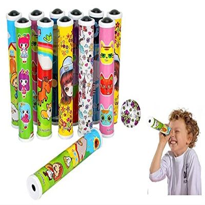 MC Birthday Party Return Gifts Pack of 12 Fun Magic Kaleidoscopes - Assorted Colours