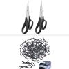 HobbyPark RC Body Trimming Scissors Curved & RC Car Body Clips for 1/8 Scale view 1