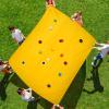 Kathfly Yellow Hole Tarp Team Building Game 98 x 70 Inch Learning Fun Team Building Games for Work with 8 Pcs Team Building Ball for Teamwork Group view 1