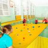 Kathfly Yellow Hole Tarp Team Building Game 98 x 70 Inch Learning Fun Team Building Games for Work with 8 Pcs Team Building Ball for Teamwork Group view 3
