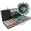 Bullets Playing Cards | Poker Set Christopher | 500 Plastic Poker Chips (12 g) with Aluminum Case & Playing Cards  Texas Holdem, Numbered Values view 1