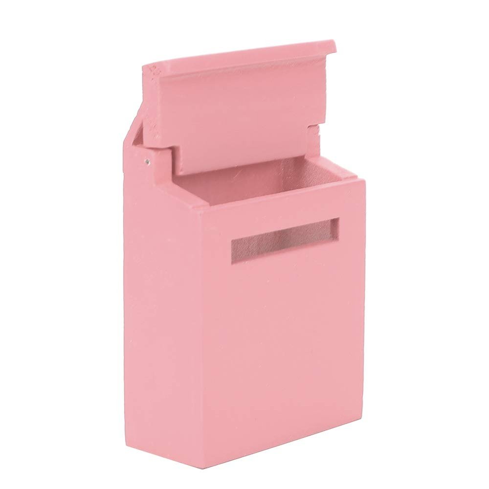 1:12 Doll House Mailbox Model, High Simulation Wood Mini Dollhouse Scene Decoration Villa Accessories Dollhouse Accessories Dolls & ()