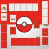 Biouai Playmat for Trading Card Game - Stitched Play Mat with Tube for Card Gameplay with Zones, 2 Player Trainer Game Playing Mats (Red-1) view 3