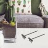 LUOZZY 12 Pcs Zen Mini Rakes Sandbox Rakes Table Small Rakes Garden Miniature Rakes (Black) view 3