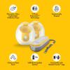 Medela Freestyle Hands-Free Double Electric Breast Pump with Wearable Cups, App Connectivity, Portable Design view 3