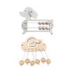 AMLESO 2pcs Busy Board Toy Accessories Material Learning for Children Kids Gifts Travel, Clouds with Bird and Dog Bead view 1