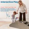 ECR4Kids Rocking Boat and Steps, Play Center, Grey Wash view 3