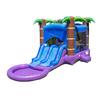 HeroKiddo Enchanted Forest Inflatable Bounce House Water Slide Combo with Splash Pool and Blower, Commercial Combo with Basketball Hoop for Kids and Adults, Wet or Dry Use, Indoor & Outdoor view 1