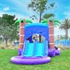 HeroKiddo Enchanted Forest Inflatable Bounce House Water Slide Combo with Splash Pool and Blower, Commercial Combo with Basketball Hoop for Kids and Adults, Wet or Dry Use, Indoor & Outdoor view 2