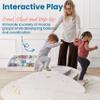 ECR4Kids Rocking Boat and Steps, Play Center, White Wash view 3