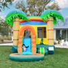 HeroKiddo Tropical Breeze Commercial Grade Bounce House Water Slide with Splash Pool for Kids and Adults (with Blower), Basketball Hoop, Outdoor Indoor, Wet Dry Combo, Birthday Party, Summer Fun view 2