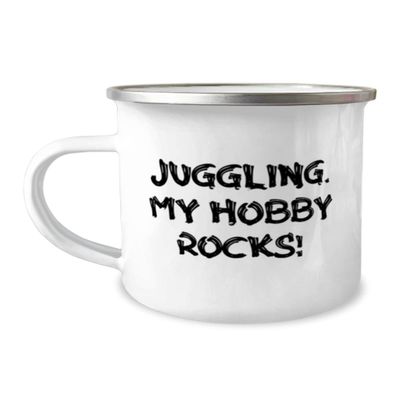 Best Juggling Gifts, Juggling. My Hobby Rocks!, Holiday 12oz Camper Mug For Juggling