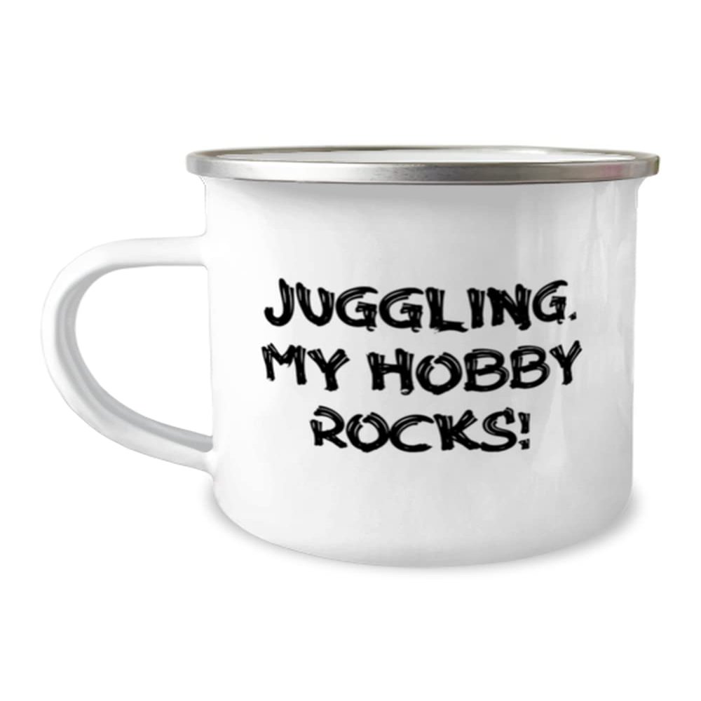 Best Juggling Gifts, Juggling. My Hobby Rocks!, Holiday 12oz Camper Mug For Juggling