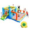 SunSports Bounce House for Kids, Indoor Small Bounce House, Inflatable Bounce House for Toddler, Kids Bouncy House with Slide, Bouncy Castle with Blower, Jump House for Gift Party(Blower Included) view 1
