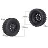 RC Short Course Truck Tires and Wheels & RC Screwdriver Set 17mm Wheel Wrench for Traxxas Slash 4x4 2WD Redcat Blackout view 2