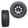 RC Short Course Truck Tires and Wheels & RC Screwdriver Set 17mm Wheel Wrench for Traxxas Slash 4x4 2WD Redcat Blackout view 4