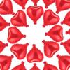 10 Inch Red Heart Mylar Balloons, 50pcs Small Foil Balloons for Birthday Party Wedding Baby Shower Valentine's Day Party Decorations view 2