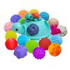 ROHSCE Sensory Balls for Baby Sensory Baby Toys 6 to 12 Months for Toddlers 1-3, Sensory Turtle Toy with Sensory Balls, Montessori Toys for Babies 6-12 Months Infant 0-6 Months (12 Pack) view 1