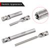 INJORA Center Drive Shaft Stainless Steel D-Shaped Hole Drive Shaft for SCX24 Gladiator Dodge Power Wagon 1/24 RC Crawler Upgrade Parts, 20g/Set view 3