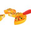 WEISHA Pizza Toy 1 Whole Round Pizza 6Pcs Small Pizza Toy Child Kitchen Simulation Pizza Party Fast Food Play Food Toy for Kids Kitchen Toy view 3