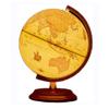 HRTC World Globe World Globe Antique Desktop Globe Lighting World Globe with Wooden Stand Built-in Led Lights Elegant Newest 9.8" Diameter Clear Text Marking view 1