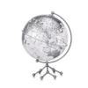 HRTC World Globe Elegant and Fashionable World Gelast World Map and Border Acrylic Earth Gelast with A Metal Three -Foot Frame 20 Cm Clear Text Marking view 1