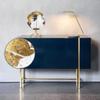 HRTC World Globe Elegant and Fashionable World Gelast World Map and Border Acrylic Earth Gelast with A Metal Three -Foot Frame 20 Cm Clear Text Marking view 4
