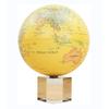 HRTC World Globe Elegant Cute World Globe with Clear Crystal Base Traveler Globe Self-Rotating Glowing Globe 5.9" Diameter Clear Text Marking view 1