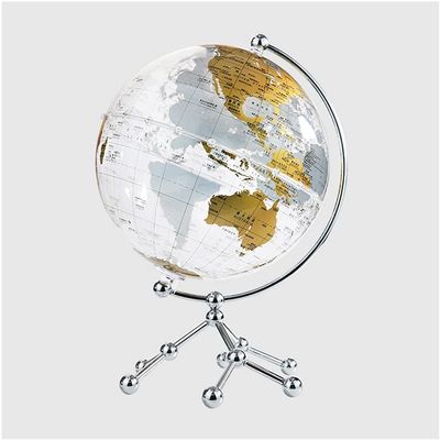 HRTC World Globe Creative World Earth Ceremony Built -in Dinosaur World Earth Ceremony with A Metal Triangle Gift 20 Cm/7.8 -inch Classic Fashion Clear Text Marking