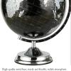 HRTC World Globe Newest Vintage World Globe Geographic Globe with Metal Base Antique Educational Globe 12.5 Inch Diameter Clear Text Marking view 2