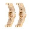 INJORA Brass Caster Blocks C-Hubs 4g Front Counterweight for 1/18 RC Crawler TRX4M Upgrade Parts,2pcs view 3
