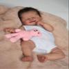 19 inch Lovely Reborn Real Life Baby Dolls Realistic Newborn Baby Toddler Doll Asleep Soft Weighted Body Bebe with Hand Rooted Hair Soft Silicone Vinyl Baby Girl Boy Handmade Gifts view 1