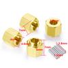RCLIONS Brass RC Wheel Hex Hub 6mm Drive Adapter for TRX4M 1/18th RC Crawler Car Upgrades view 3