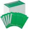 100 Pack 10 Line Sports Strip Cards Super Football Bowl Football Pool Cards, 100 No-repeat Green Baseball Boxing Soccer Football Strip Cards Playing Scratch Off Cards for Super Football Party Favor view 1