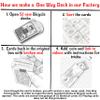 Ted's Sterling Magic Bicycle One Way Force Deck Trick Kit with 52 Identical Cards, Red Back Diamonds (Eight) view 2
