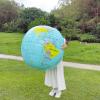 Keesoon-36 Inch Giant Geographic Globe, Inflatable Globe, PVC Educational Game World Map Globe, Diameter 90cm view 4