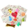 SAMRIKO 32 Piece Valentines Day Cards for Kids With Pop-Eye Animal Keychain- Perfect for Valentines Day Gifts for Kids, Class Valentine Gifts, Valentine Gifts for Class, Classroom Exchange Favor view 1