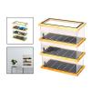 Colaxi 1/64 Diorama Parking Lot Scene Model Acrylic Showcase,Tabletop Scenery Layout Display Car,Collection Gifts,Home Office Decoration, Style C view 4