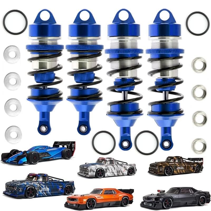 Alloy Shock Absorber for ARRMA 1/7 Infraction 6S BLX Felony 6S BLX Limitless Roller RC Car Upgrades Parts Replace #ARA330627#ARA330628Navy Blue