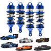 Alloy Shock Absorber for ARRMA 1/7 Infraction 6S BLX Felony 6S BLX Limitless Roller RC Car Upgrades Parts Replace #ARA330627#ARA330628Navy Blue view 3