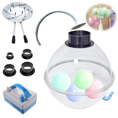 DOZPAL Balloon Filling Machine with Expander and Dual Mode Air Pump, 35cm/13.7 Inch Balloon Stuffer Machine Kit for Filler Plush Toys Balloon Bouquets Gifts