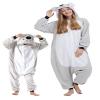 DarkCom Animal Onesie for Kids,Flannel Cosplay Koala Halloween Christmas Costume Parent-Child Sleepwear for Girls Boys 2-3 T view 1