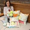 Cute Plush Pillow Kawaii Room Decor Throw Pillow Removable Stuffed Animal Toys Fluffy Creative Gifts for Teens Girls (8pcs) (Fish Friends) view 3