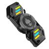 YIJO Fidget Spinner, Colorful Glow in The Dark, High Speed and Silence, Cool Metal Mechanical Gear Shape Design with Skull Symbol, Anti-Anxiety and Stress Release for Kids and Adults view 1