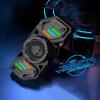 YIJO Fidget Spinner, Colorful Glow in The Dark, High Speed and Silence, Cool Metal Mechanical Gear Shape Design with Skull Symbol, Anti-Anxiety and Stress Release for Kids and Adults view 3