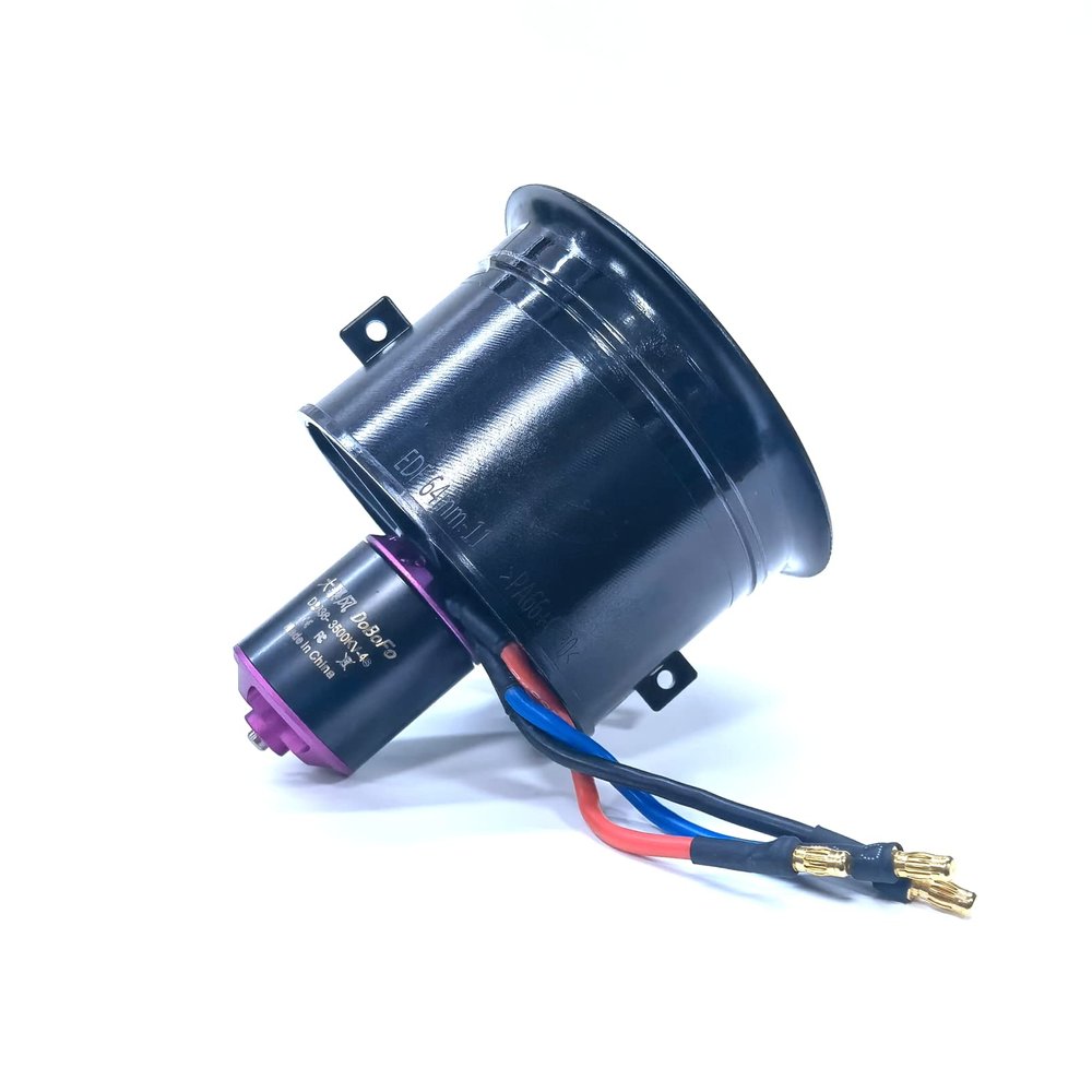 DoBoFo EDF 64mm 3S 3900KV 11 Blades 12.6V Electric Ducted Fan, Hobby RC Jet Engine Propeller, RC Car Engine Parts, High Speed Brushless Motor, Remote Control Model, Replacement Airplane Parts DIY