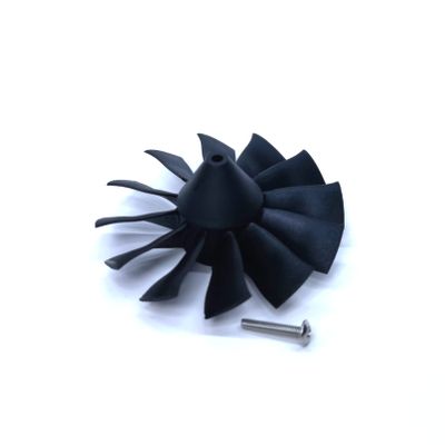 DoBoFo EDF 70mm Fan 12 Blades Without Motor, Electric Ducted Fan Without Motor for EDF 4S 6S,Hobby RC Jet Engine Propeller, Remote Control Model Replacement Airplane Parts DIY